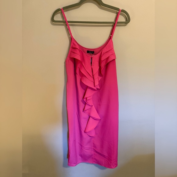 Shop the Such A Flirt Strappy Back Mini Dress Hot Pink